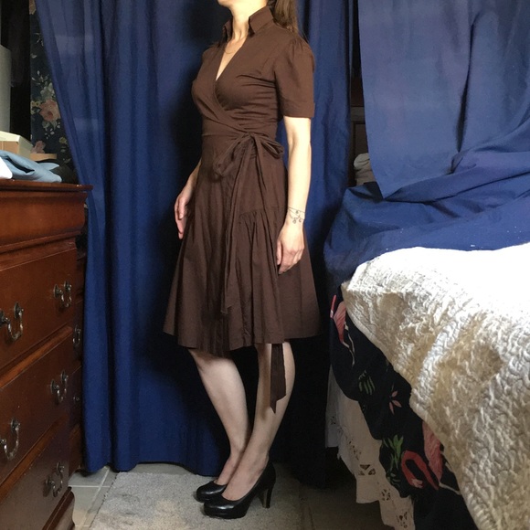Cotton wrap dress - Picture 5 of 6